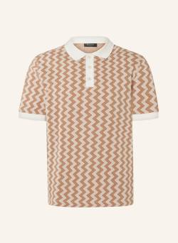 Maerz Muenchen Jacquard-Poloshirt beige von maerz muenchen