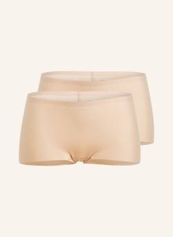 Magic Bodyfashion 2er-Pack Panties Dream Invisibles Boyshort beige von magic bodyfashion