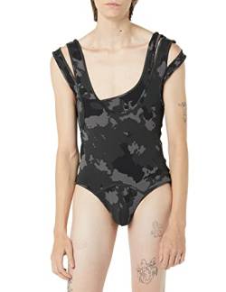 maison blanche Bodysuit, Schwarzdruck-Ripp , 3 von maison blanche