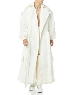 maison blanche Unisex Langarm Trench-Coat, Gebrochenes Weiß, 6 von maison blanche