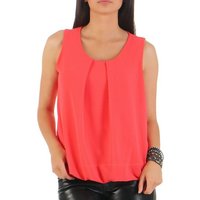 malito more than fashion Chiffonbluse 6879 Blusentop mit Rundhals-Ausschnitt von malito more than fashion