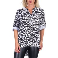 malito more than fashion Schlupfbluse 6702 Animal Print mit 3/4 Armen Einheitsgröße von malito more than fashion