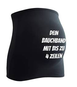 Bauchband mit Wunschtext - Bauchband mit Text, einfach selber gestalten. Alle Bauchbänder Werden mit Liebe Bedruckt. Designe jetzt Dein eigenes Bauchband auf Amazon von mama band