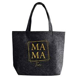 mamir home Filztaschen Shopper MAMA Personalisiert mit Kinder Namen von mamir home