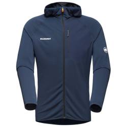 Mammut - Aenergy Light Midlayer Hooded Jacket - Fleecejacke Gr XL blau von mammut