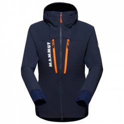 Mammut - Women's Aenergy SO Hybrid Hooded Jacket - Softshelljacke Gr XL blau von mammut