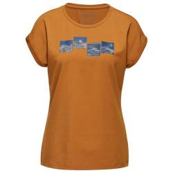 Mammut - Women's Mountain T-Shirt Day and Night - T-Shirt Gr M braun/orange von mammut