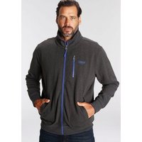 Man's World Sweatjacke mit kontrastfarbigem Reißverschluss von mans world