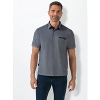 Witt Weiden Herren Kurzarm-Poloshirt blau von marco donati