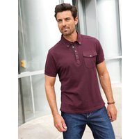 Witt Weiden Herren Kurzarm-Poloshirt burgund von marco donati