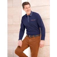 Witt Weiden Herren Langarm-Poloshirt nachtblau von marco donati