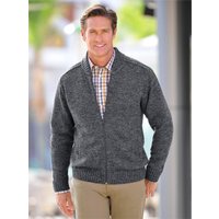 Witt Weiden Herren Strickjacke anthrazit-meliert von marco donati