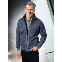 Witt Weiden Herren Strickjacke blau-meliert von marco donati