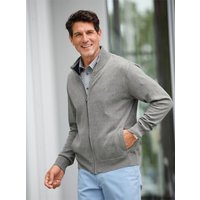 Witt Weiden Herren Strickjacke grau-meliert von marco donati