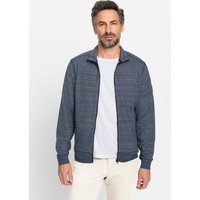 Witt Weiden Herren Sweatjacke dunkelblau-hellgrau-meliert von marco donati