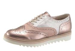 Große Größen: Marco Tozzi Schnürschuh, rosa metallic, Gr.36 von marco tozzi