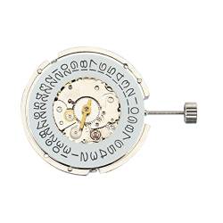 marian Mechanisches Uhrwerk, Uhrenzubehör, 25,6 mm, ST6, Herren-Drei-Nadel-Einzelkalender, Automatik-Uhrwerk, silber von marian