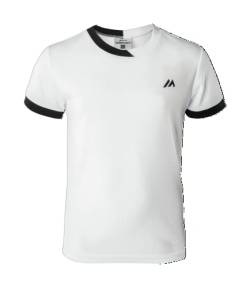martes Jungen Liberos Kids Shirt, White/Black, 134 EU von martes