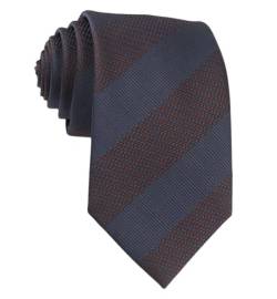 marysgift Krawatte für Herren Gestreifte Hochzeit Formal Business Klassisch Einfarbig Braun Krawatten für Männer Täglich,D0392 von marysgift