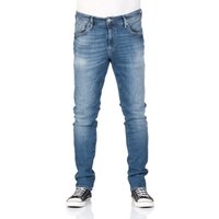 Mavi Herren Jeans James - Skinny Fit - Blau - Mid Brushed Ultra Move von mavi