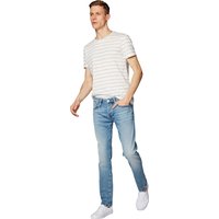 Mavi Herren Jeans Yves - Skinny Fit - Blau - Mid Brushed Ultra Move von mavi