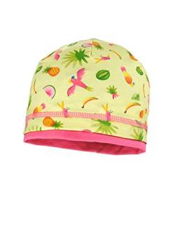 maximo Baby-Mädchen Jerseymütze Mütze, Mehrfarbig (Kiwi-pink-vögel 22), (Herstellergröße: 47) von maximo