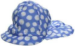 maximo Mädchen Schildmütze Mütze, Blau (Blaues Azur-Weiß-Punkte 40), 53 von maximo