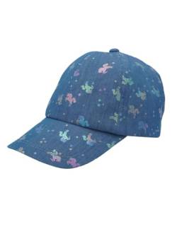 maximo Mini Girl-Cap, Einhorn Gummiriegel 47 Denim von maximo