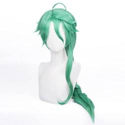 Anime-Cosplay-Perücke Baizhu Perücke für Männer und Frauen Grün Haare für Halloween, Karneval, Kostümparty mit gratis Perückenkappe von maysuwell