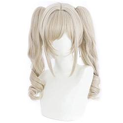 Anime-Cosplay-Perücke Barbara Perücke für Männer und Frauen Blond Haare für Halloween, Karneval, Kostümparty mit gratis Perückenkappe von maysuwell