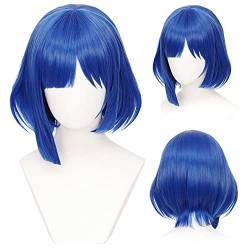 Anime Cosplay Perücke für Bocchi the Rock Yamada Ryo Blaues Haar für Frauen Halloween Dress Up von maysuwell