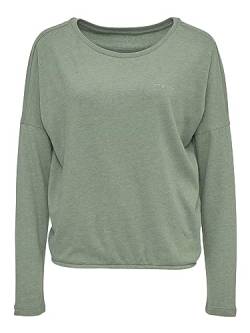 mazine Damen Longsleeve Celeste - Jade Mel. - Größe XS von mazine