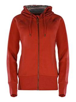 mazine Damen Roslyn Heavy Zipper - red - XL von mazine