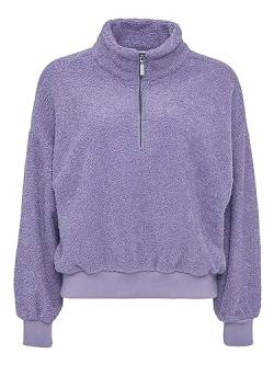 mazine Damen Sweatshirt AJO Half Zip - Purple Haze - Größe S von mazine