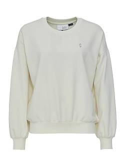 mazine Damen Sweatshirt Monica Sweater - Offwhite - Größe S von mazine