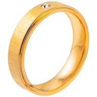 meditoys Fingerring Ring aus Edelstahl für Damen · Edelstahlring in rosegold mit eismattie von meditoys