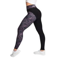 megasstic Leggings, Superweich, Glattes Material, Dehnbar, Atmungsaktiv, Komfortabel, Hohe Taille, Bauchkontrolle (DE/NL/SE/PL, Alphanumerisch, XS, S, Regular, Regular, Schwarz Pixie) von megasstic