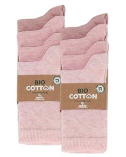 mehrstrumpf Kinder 100% Bio-Anbau Socken Jungen & Mädchen Baumwolle ohne Naht (8 Paar) Multi Pink 27-30 von mehrstrumpf