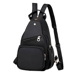 meiodtion Damen Rucksack Elegant Rucksack Damen Klein Crossbody Sporttasche für Damen wasserdicht Stoff Sling Brusttasche kleiner Reiserucksack Taschenrucksack Rucksacktasche Damen von meiodtion