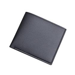 meiodtion Portmonee Geldbörse Herren Slim Wallet Fashion ID Short Wallet Solid Color Men Open Purse Multiple Card Slots Clutch Bag von meiodtion