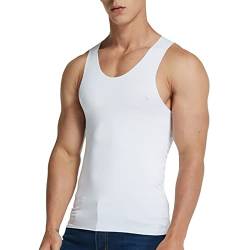 meiodtion ärmellose T-Shirts Herren Tank Tops Herren Herren Eisseide Weste Fitness schmale Schulter Laufen Sport nahtlos schnell trocknend innen und Unterhemd Herren Schwarz Tops für Herren Gym von meiodtion