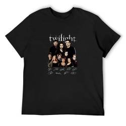 The #Twilight Saga Cast Full Signed #Edward Cullen #Bella Swan Graphic Gift Men T-Shirt Black L von meiyan