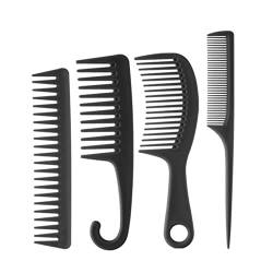 4 Stück Haarkamm, Antistatischer Kämme, Starker Langlebiger Hair Comb, Haar Kamm Set für Männer Frauen von melebellot