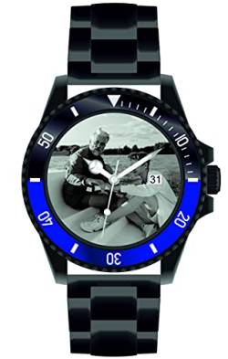 memories Personalisierte Uhr Fotouhr mit Bild 40mm Edelstahl Armband Made in Germany von memories