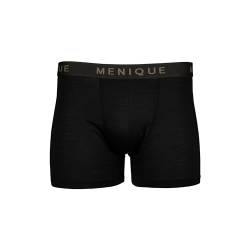 menique Merinowolle Unterwäsche Herren Boxershorts Unterhose Unterhose für Männer Boxershorts Weiche Atmungsaktive Geruchsfreie Unterwäsche für Männer, Schwarz, XL von menique