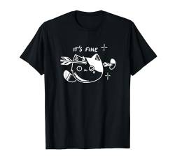 It's fine Katze Pfeil Kopf Geschenk Anime Katzen-Fan Lustig T-Shirt von meo-meo Artists