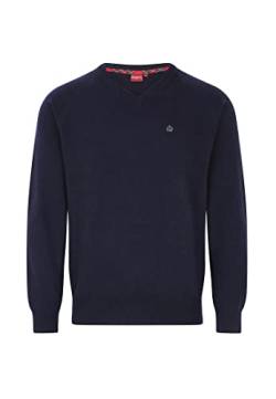 Merc Herren Conrad Wool Blend Sweater Pullover, Marineblau, Large von merc