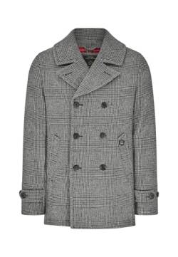 Merc Herren Fairford PEA Coat, Cuadros, Small von merc