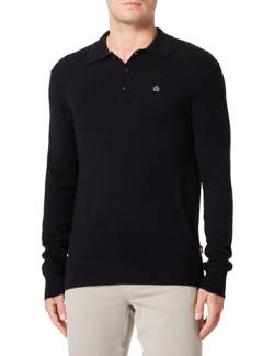 Merc Herren Spey Poloshirt Sweater, Schwarz, X-Large von merc