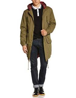 Merc Herren Tobias Parka Mantel, Grün (Combat Green), XXXL von merc